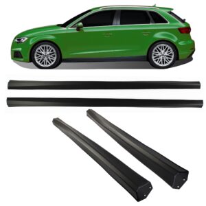 Seitenschweller Set ABS passend für A3 8V Facelift Sportback passend für Audi A3 8V Facelift (Sportback), Bj. 2016-2020 – Bild 1