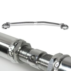 Aluminium Domstrebe verstellbar passend für 5er E39 6 Zylinder Diesel Bj. 95-04 – Bild 1