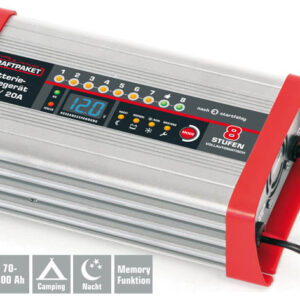 Batterieladegerät 12V · 20A mit Campingfunktion