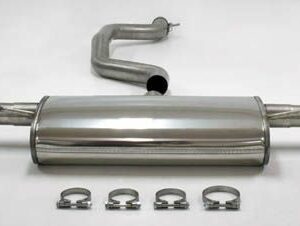 Simons Edelstahl Duplex Sport Auspuffanlage 1x100 mm rund Audi TT 8J 2WD 1.8/2.0T 160/200 PS Baujahr 06-