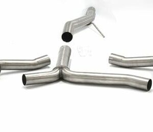 Edelstahl Duplex Sport Auspuffanlage 2x100 mm rund für Audi A5 Sportback 2.7TDi/3.0TDi 2WD/Quattro Baujahr 06-