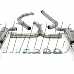 Edelstahl Duplex Sport Auspuffanlage 90x120mm oval Opel Insignia 4/5 Türer 2WD 2,0 Diesel 81/96/118kW Baujahr 09-