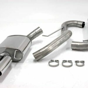 Edelstahl Sport Auspuffanlage 2x80 mm rund für Skoda Octavia RS 2.0 TFSI/TSI / Octavia 1.4/1.8 TSI Limousine/Kombi Baujahr 06- – Bild 1