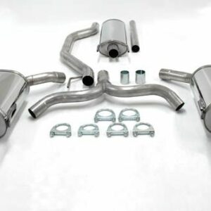 Simons Edelstahl Duplex Sport Auspuffanlage 1x100mm rund Opel Vectra C Lim. 4/5 Türer 1.8/2.0T/2.2/3.2/1.9CDTi/2.0DTi/2.2DTi/3.0CDTi Bauj.02-