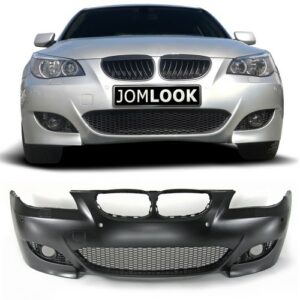 Frontstoßstange im Sport-Design mit PDC-Bohrungen passend für 5er E60 Limousine Baujahr 07.2003 - 03.2007 und E61 Touring Baujahr 06.2004 - 03.2007