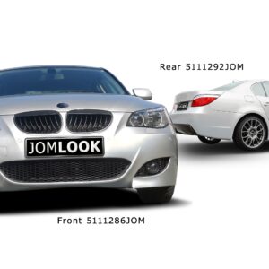Frontstoßstange im Sport-Design mit PDC-Markierungen passend für 5er E60 Limousine Baujahr 07.2003 - 03.2007 und E61 Touring Baujahr 06.2004 - 03.2007 – Bild 3