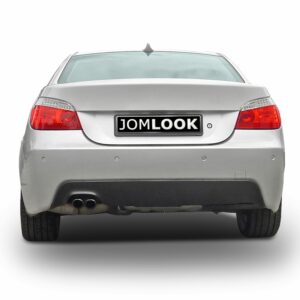 Heckstoßstange im Sport-Design mit PDC-Markierungen für 30mm Bohrung passend für 5er E60 Baujahr 2003 - 2010