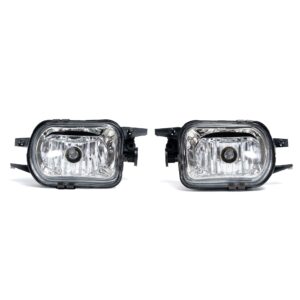 Nebelscheinwerfer Satz klarglas passend für C Klasse Limo Coupe Cabrio T Modell 2000-2008, SLK (R171) passend für Mercedes Benz (W203/ S203/ CL203), Bj. 2000-2008, CLK Coupe/ Cabrio (C209/ A209), Bj. 2002-2010, SLK (R171), Bj. 2004-2011