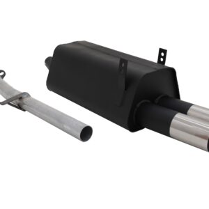 Sportauspuff für BMW 3er E36 316 / 318 2x76mm RL-Design – Bild 1