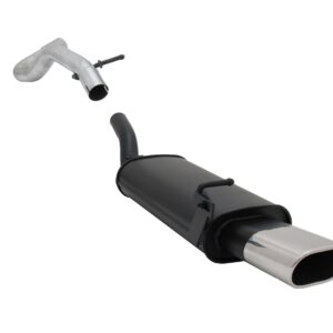 Sportauspuff für Audi A3 / Seat Leon / VW Golf 4 / VW New Beetle 135x75mm