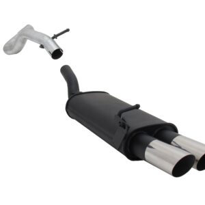Sportauspuff für Audi A3 / Seat Leon / VW Golf 4 / VW New Beetle 2x76mm MS-Design