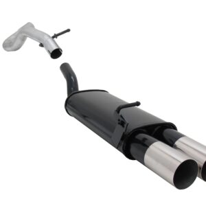 Sportauspuff für Audi A3 / Seat Leon / VW Golf 4 / VW New Beetle 2x90mm RL-Design