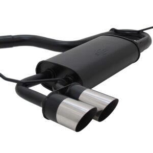 Sportauspuff für Audi A3 / VW Golf 5 / VW Golf 6 / VW Scirocco 2x76mm MS-Design – Bild 1