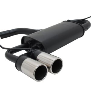 Sportauspuff für Audi A3 / VW Golf 5 / VW Golf 6 / VW Scirocco 2x76mm – Bild 1