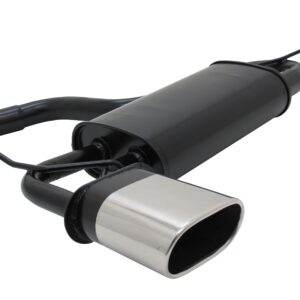 Sportauspuff für Audi A3 8P Sportback / Seat Leon 1P 135x75mm