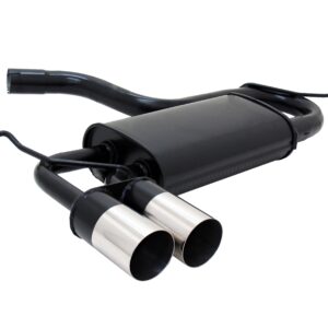 Sportauspuff für Audi A3 8P Sportback / Seat Leon 1P 2x76mm RL-Design