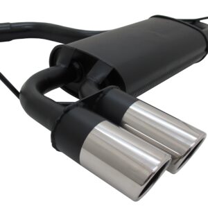 Sportauspuff für Audi A3 8P Sportback / Seat Leon 1P 2x76mm SR-Design – Bild 1