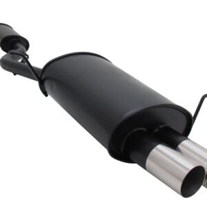 Sportauspuff für BMW E36 Compact 318Ti 2x76mm RL-Design