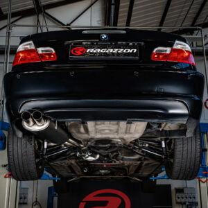 Edelstahlauspuffanlage Race Line passend für BMW 3er E46 330Ci (1998–2007) – Bild 6
