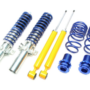 Gewindefahrwerk passend für Audi A1 (8X)/ Seat Ibiza III+IV (6L/6J)/ Skoda Fabia I-II (6Y/5J)/ VW Fox (5Z), Polo 9N, Polo 6R – Bild 1