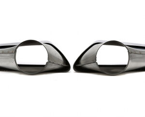 Endrohrblende zum anschweissen in chrom/glänzend passend für BMW 5er Serie 520i- 540i (G30, G31) – Bild 3