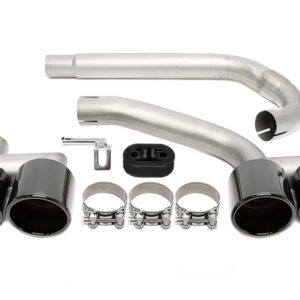 Endrohrblende zum anschrauben "double design" in chrom/glänzend passend für BMW 3er Serie (F30, F31)