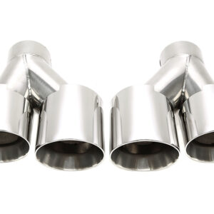 Endrohrblende zum anschrauben "double design" in chrom/glänzend passend für BMW 3er Serie (G20, G21)