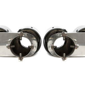 Endrohrblende zum anschrauben "double design" in schwarz/glänzend passend für BMW 3er Serie mit M Paket (G20, G21) – Bild 3