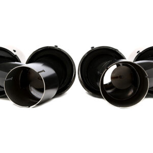 Endrohrblende zum anschrauben "double design" in schwarz/glänzend passend für BMW 5er Serie (G30, G31) – Bild 3