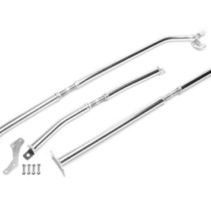 Alu-​Domstreben Kit passend für Audi A3 8L/Seat Toledo 1M, Leon 1M/Skoda Octavia 1U/VWGolf IV/Bora 1J