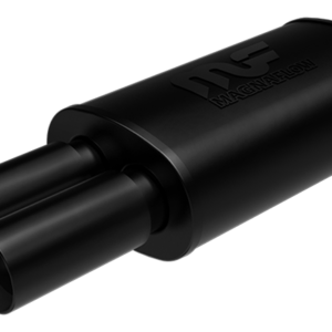 Sport Endschalldämpfer - 2x76mm mit ABE Black Edition – Bild 1