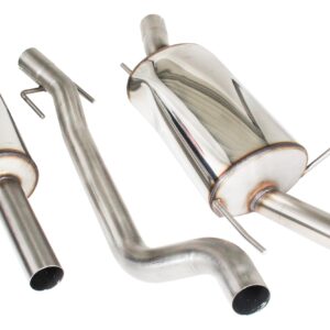 Gr.A Anlage für Opel Astra G CC Fließheck 1x90mm SR OPC-Look – Bild 2